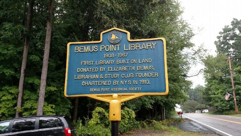 Bemus Point Library Marker image. Click for full size.
