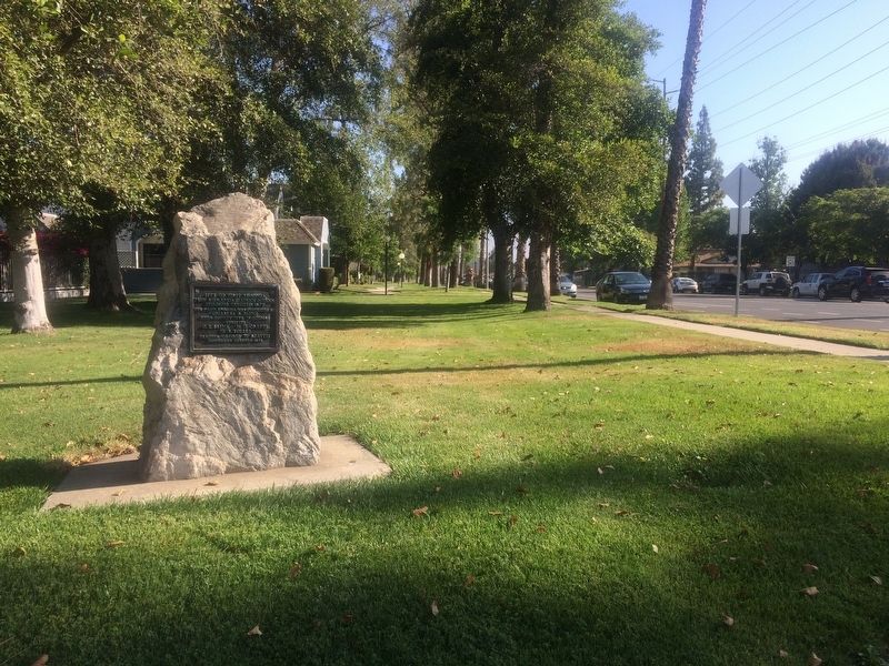 First Lugonia School Marker image. Click for full size.