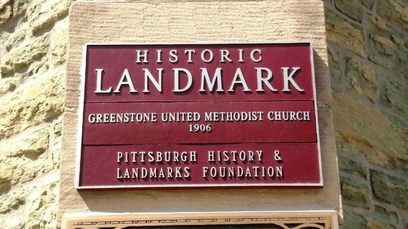 Greenstone United Methodist Church Marker. Click for full size. Greenstone United Methodist Church Marker image. Click for full size.