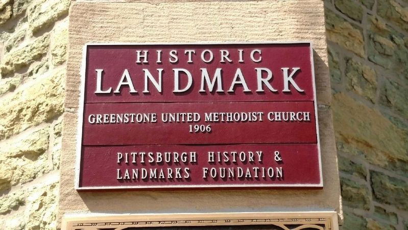 Greenstone United Methodist Church Marker image. Click for full size.