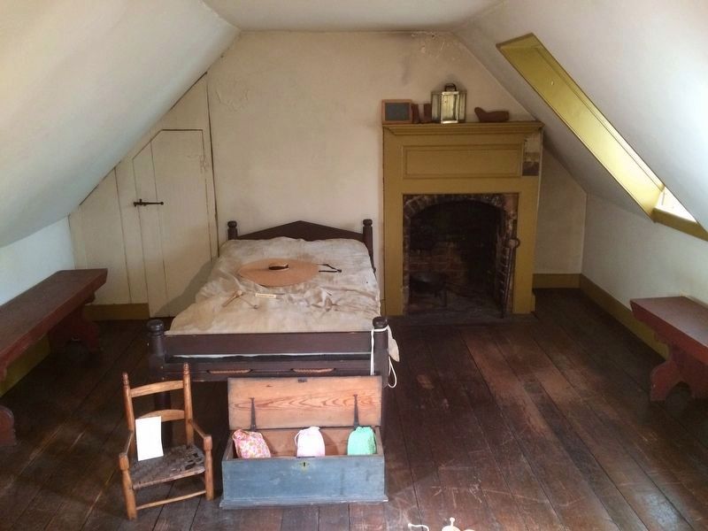 Old Stone House attic and third floor children's room. image. Click for full size.
