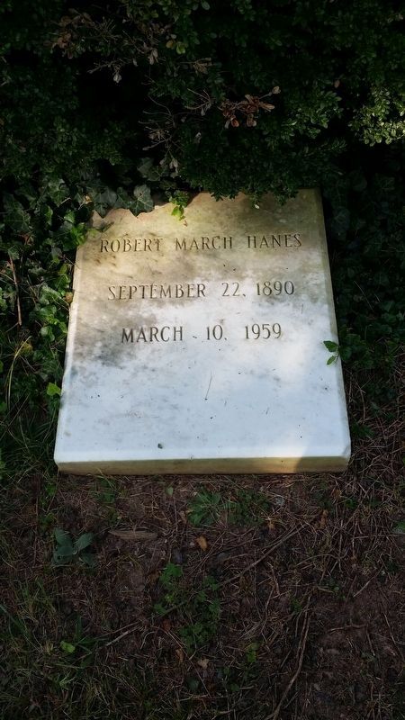 Robert M. Hanes Marker. Click for full size. Robert M. Hanes Marker image. Click for full size.