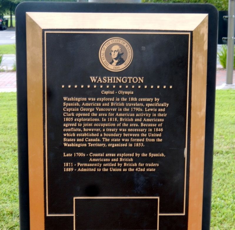 Washington Marker. Click for full size. Washington Marker image. Click for full size.