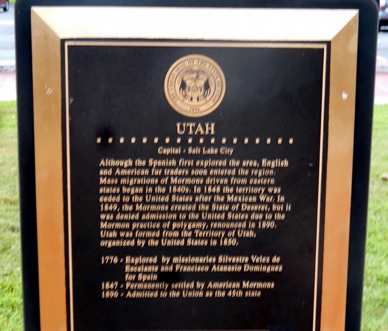 Utah Marker image. Click for full size.