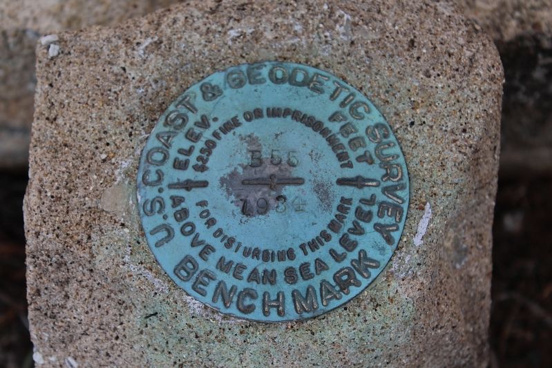 U. S. Coast & Geodetic Survey Benchmark. Click for full size. U. S. Coast & Geodetic Survey Benchmark image. Click for full size.