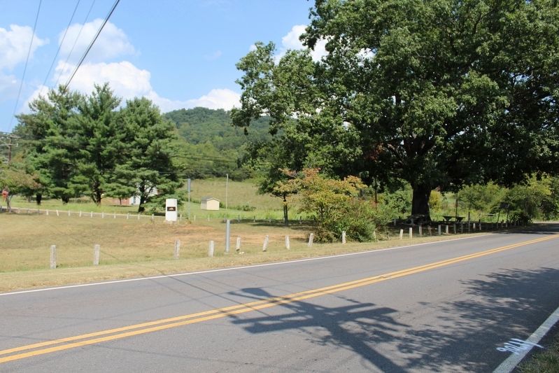 Hawkins County Milestone Marker. Click for full size. Hawkins County Milestone Marker image. Click for full size.