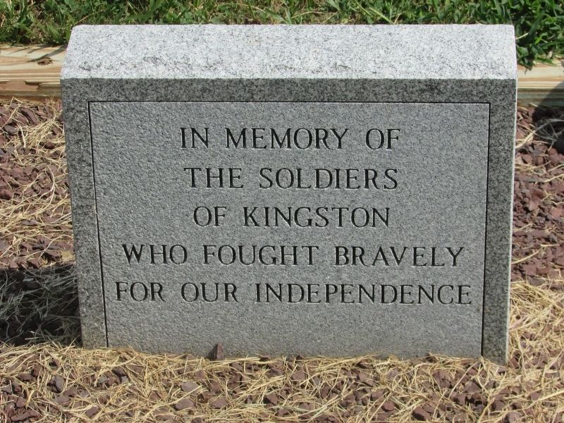 Kingston Revolutionary War Soldiers Marker. Click for full size. Kingston Revolutionary War Soldiers Marker image. Click for full size.