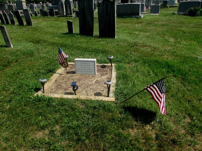 Kingston Revolutionary War Soldiers Marker. Click for full size. Kingston Revolutionary War Soldiers Marker image. Click for full size.