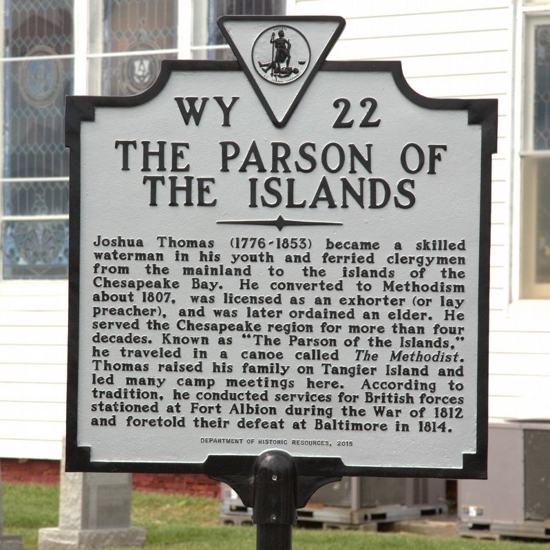 The Parson of the Islands Marker image. Click for full size.