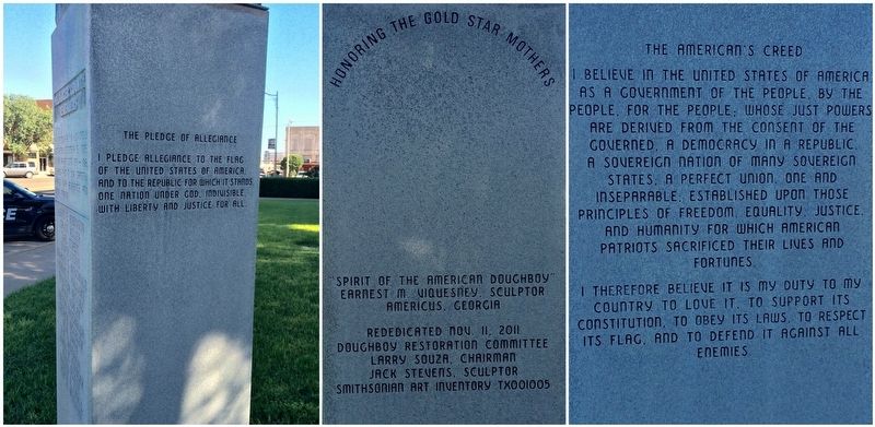 Wilbarger County WWI Memorial. Click for full size. Wilbarger County WWI Memorial image. Click for full size.