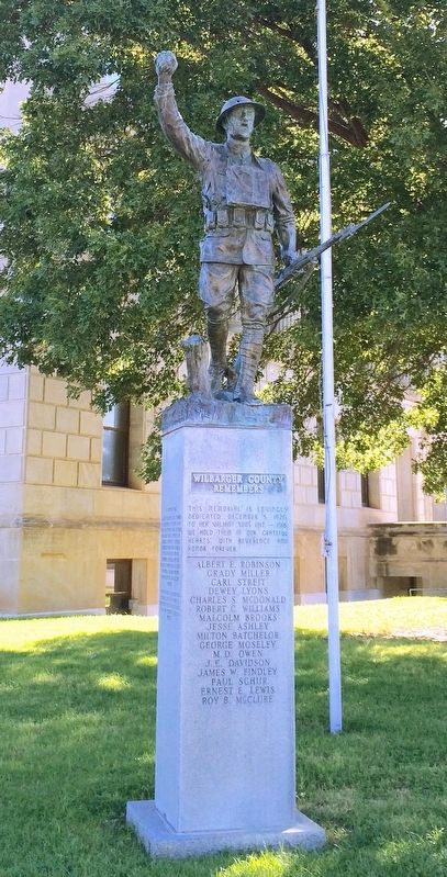 Spirit of the American Doughboy Statue. Click for full size. Spirit of the American Doughboy Statue image. Click for full size.