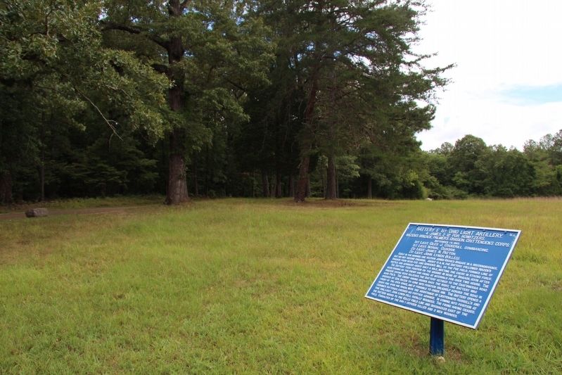 Battery F, 1st Ohio Light Artillery Marker image. Click for full size.