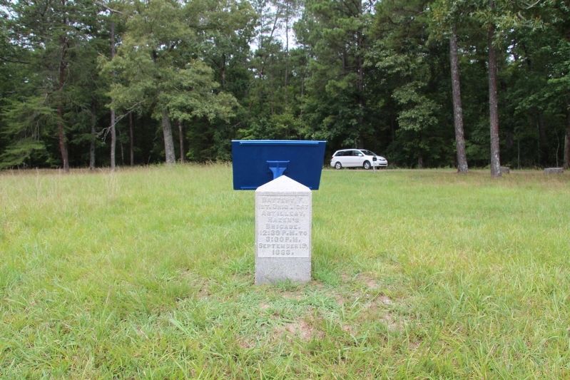 Battery F, 1st Ohio Light Artillery Marker image. Click for full size.