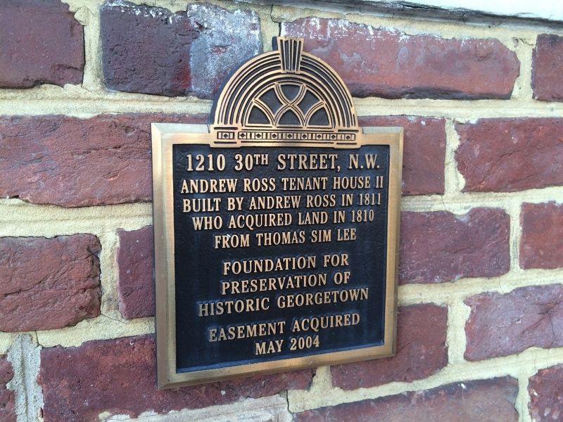 1210 30th Street Marker, Andrew Ross Tenant House II image. Click for full size.