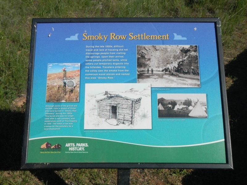 Smoky Row Settlement Marker image. Click for full size.