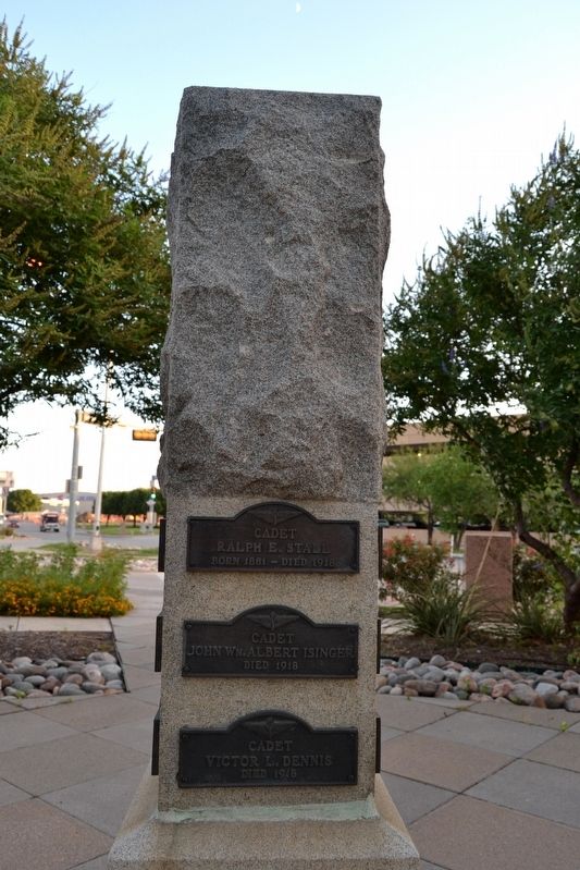 Love Field Airman Memorial. Click for full size. Love Field Airman Memorial image. Click for full size.