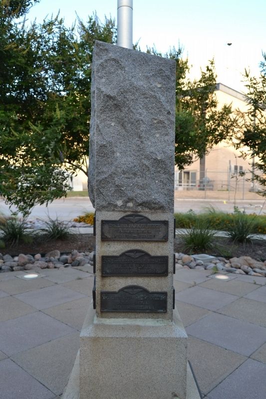 Love Field Airman Memorial. Click for full size. Love Field Airman Memorial image. Click for full size.