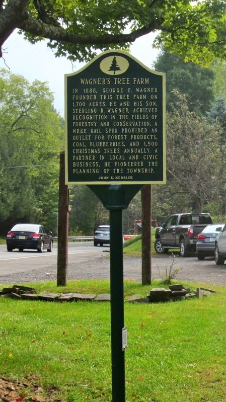 Wagner's Tree Farm Marker. Click for full size. Wagner's Tree Farm Marker image. Click for full size.