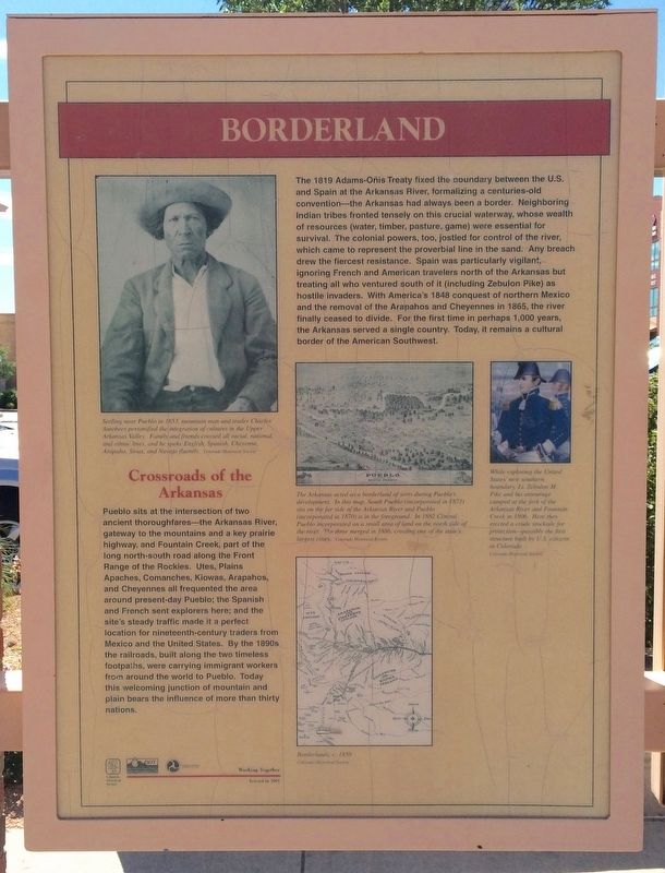 Pueblo Marker (Panel 1). Click for full size. Pueblo Marker (Panel 1) image. Click for full size.