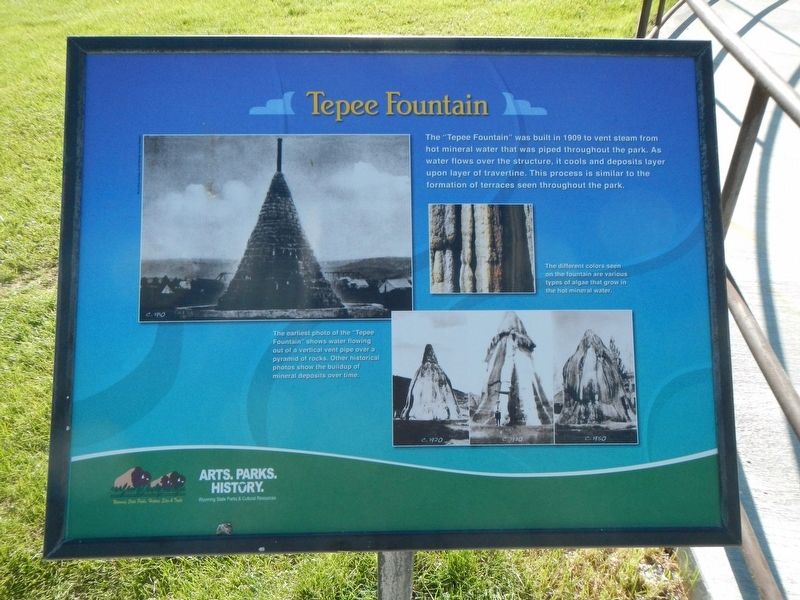 Tepee Fountain Marker image. Click for full size.