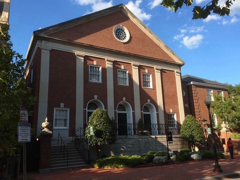 The Presbyterian Congregation in George Town, Marker image. Click for full size.