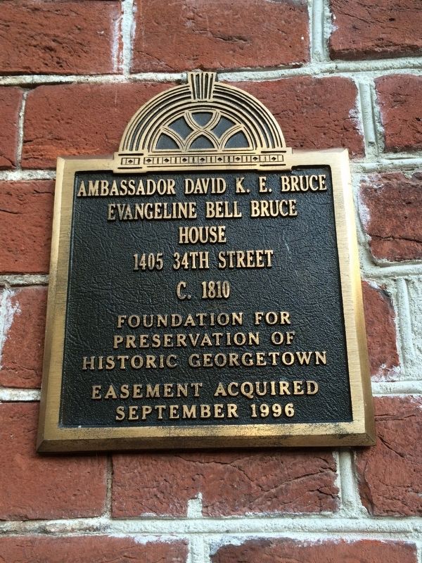 Ambassador K. E. Bruce Marker. Click for full size. Ambassador K. E. Bruce Marker image. Click for full size.