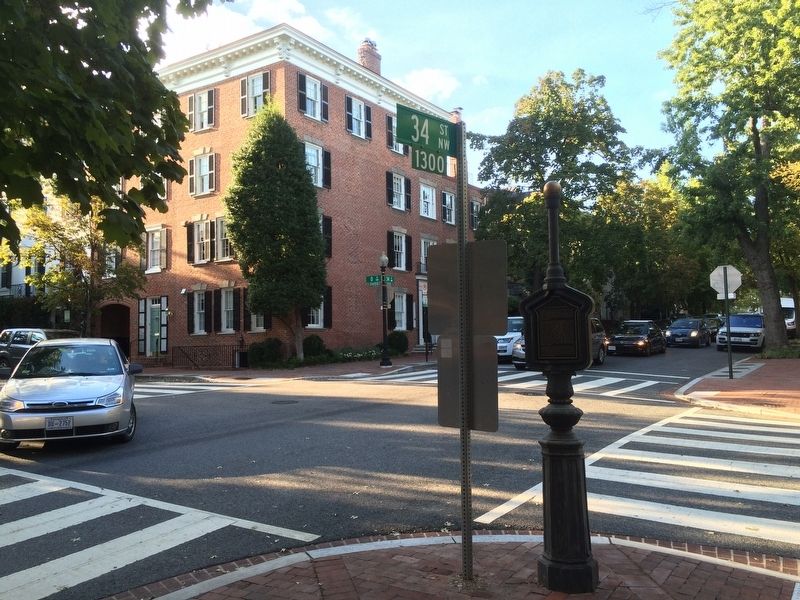Political Salons of Georgetown Marker. Click for full size. Political Salons of Georgetown Marker image. Click for full size.