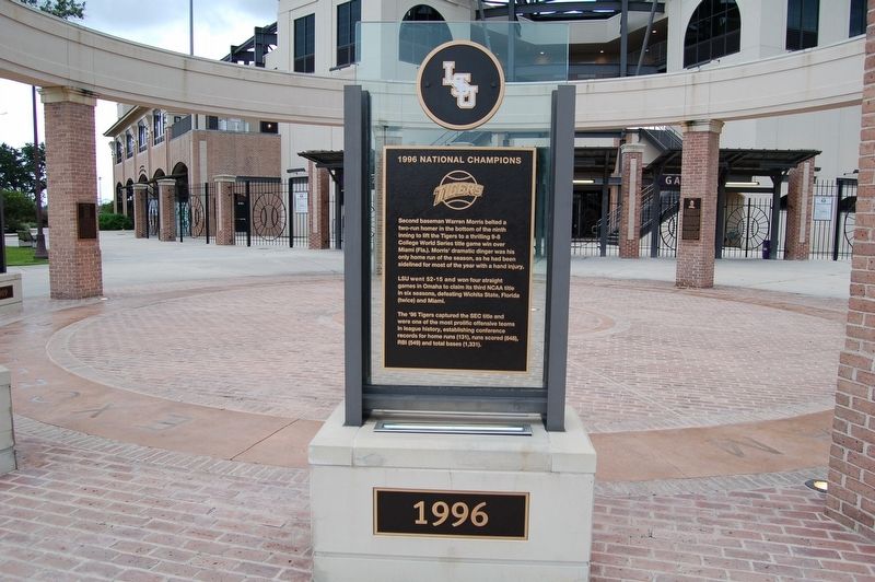 1996 National Champions Marker image. Click for full size.