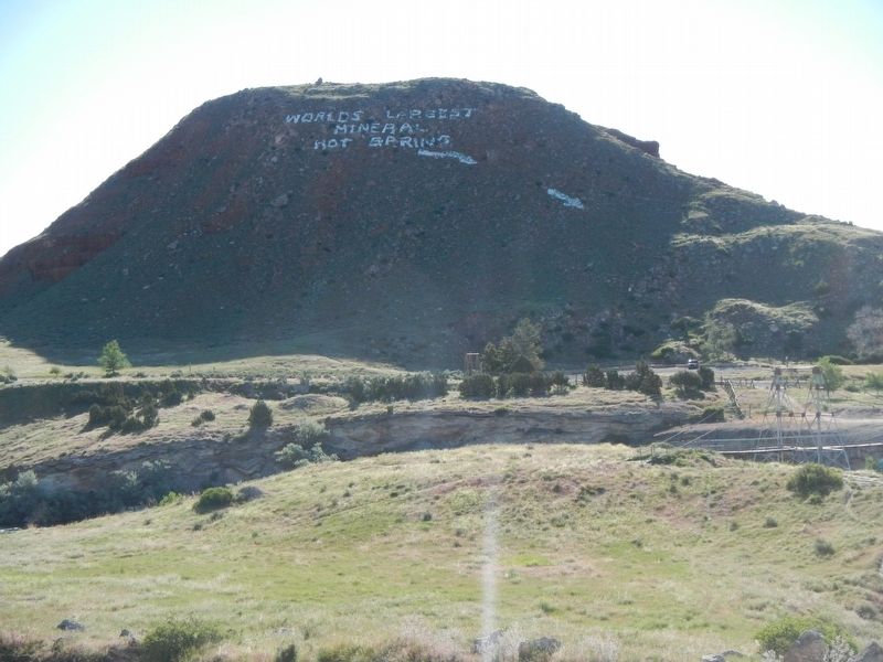 World's Largest Mineral Hot Springs image. Click for full size.