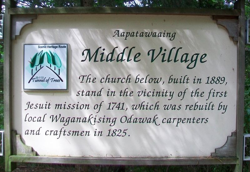 Middle Village Marker image. Click for full size.