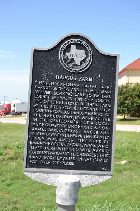 Hargus Farm Marker image. Click for full size.