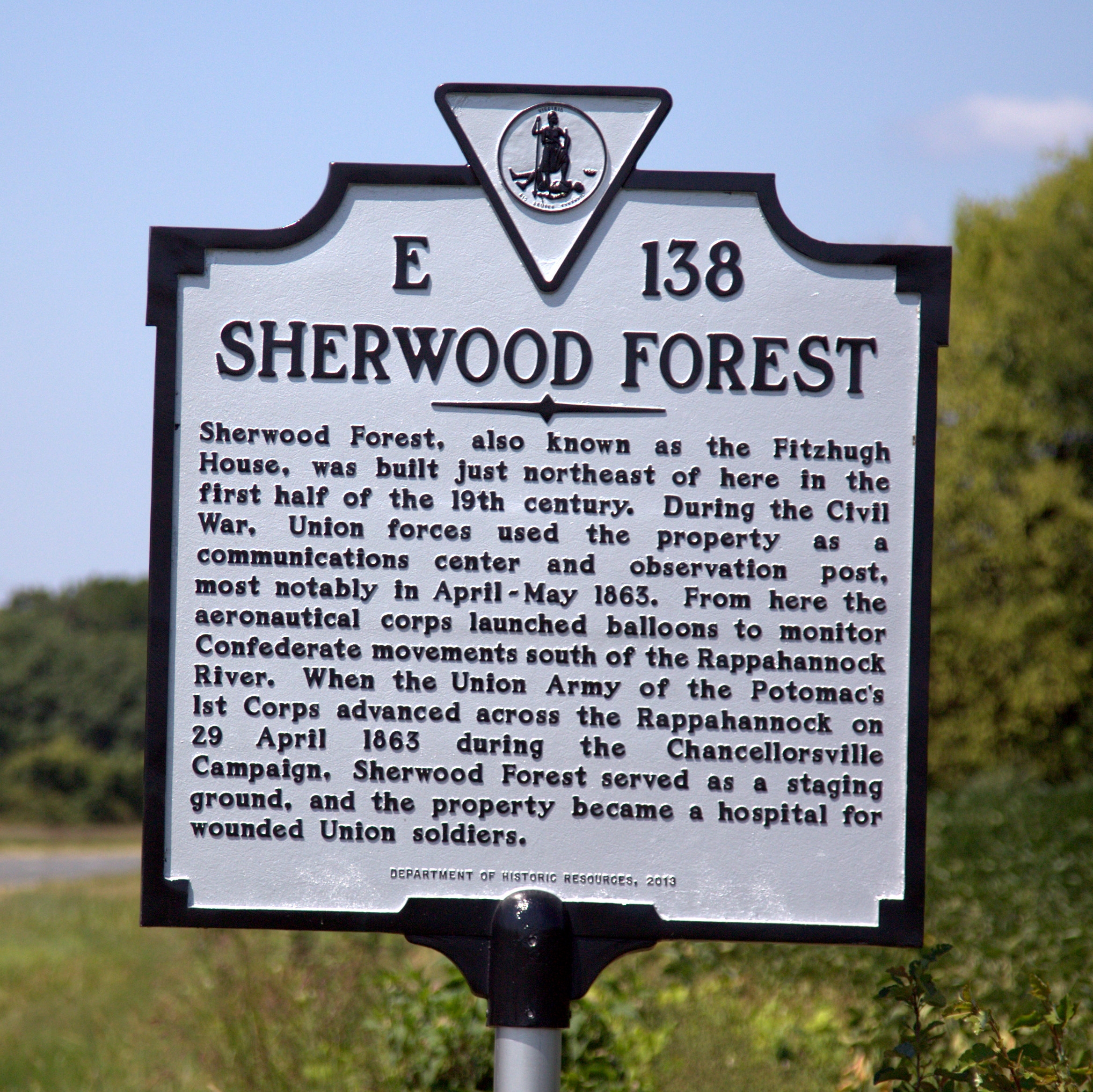 Sherwood Forest Marker