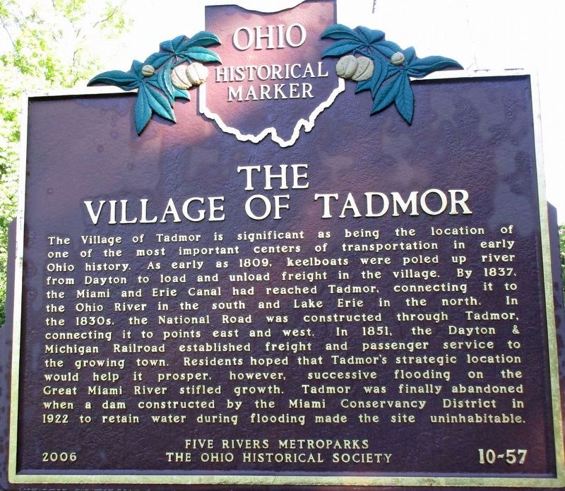 The Village of Tadmor Marker image. Click for full size.