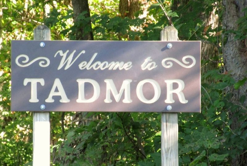 The Village of Tadmor Sign image. Click for full size.