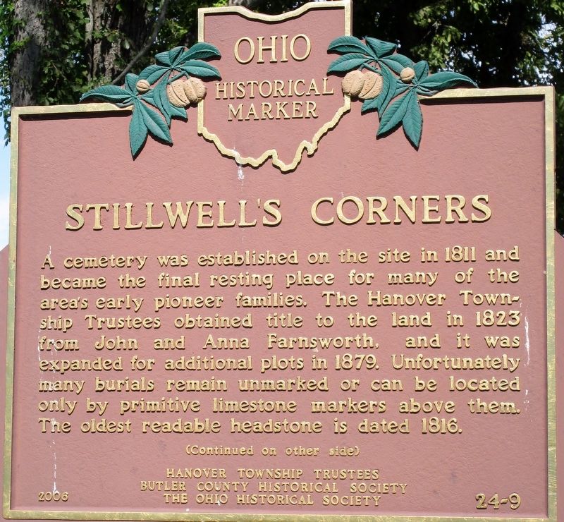 Stillwells Corners Marker image. Click for full size.