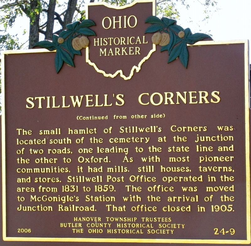 Stillwells Corners Marker image. Click for full size.