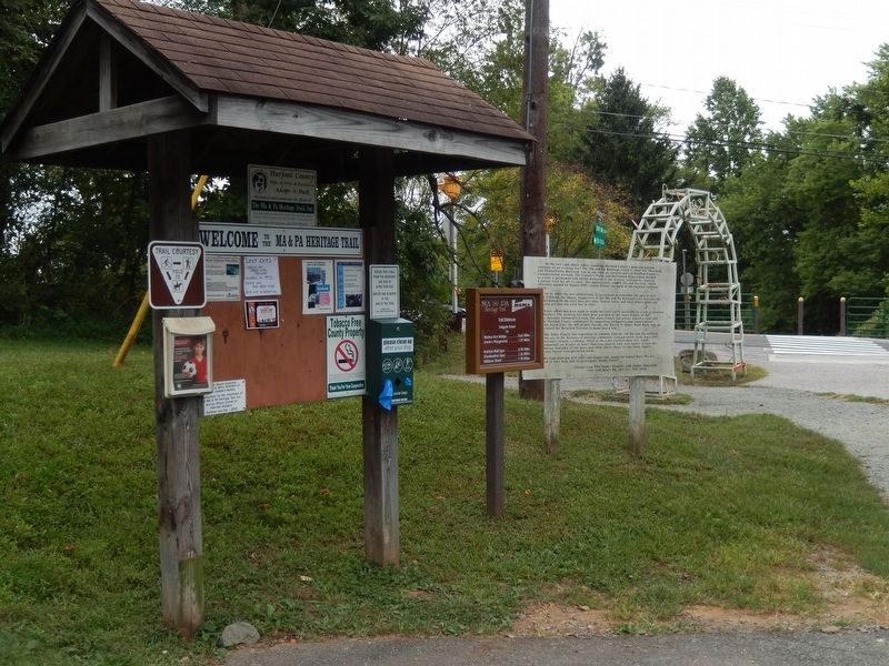 Ma & Pa Railroad Marker image. Click for full size.