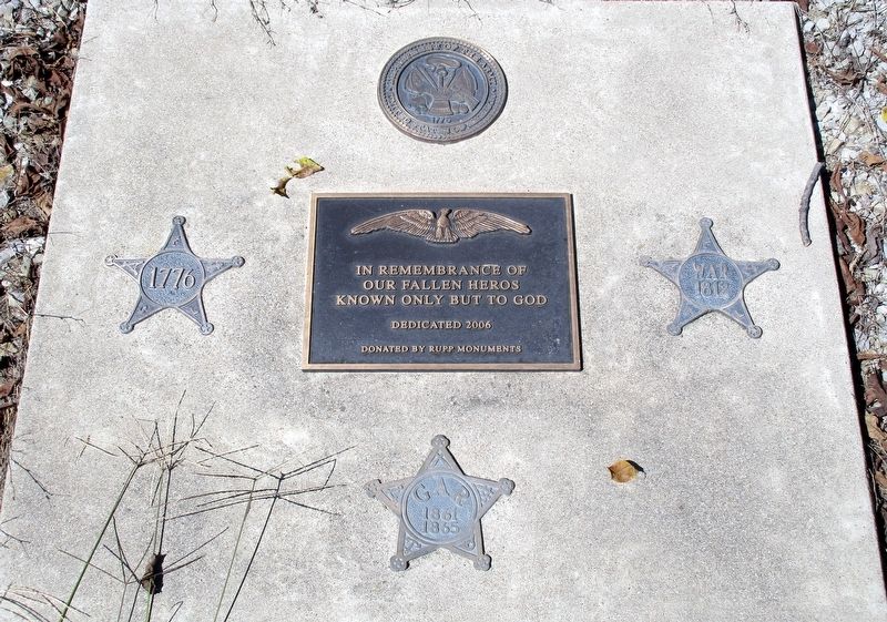 Stillwell Cemetery Veterans Memorial Marker. Click for full size. Stillwell Cemetery Veterans Memorial Marker image. Click for full size.