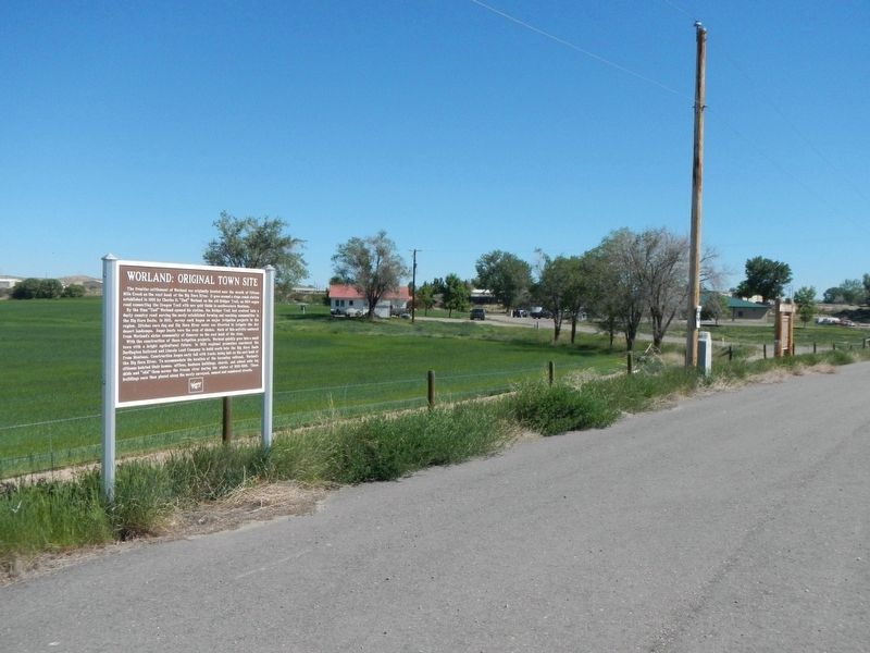 Worland: Original Town Site Marker image. Click for full size.
