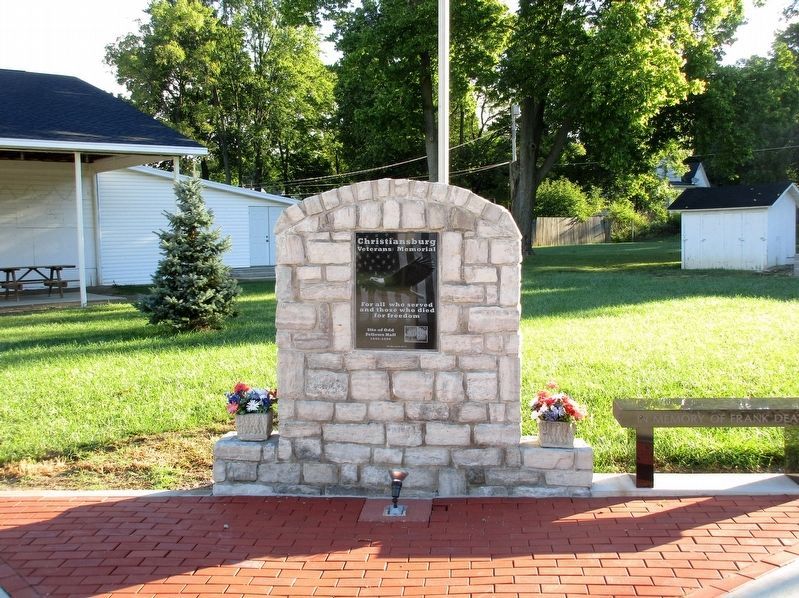Christiansburg Veterans Memorial Marker image. Click for full size.