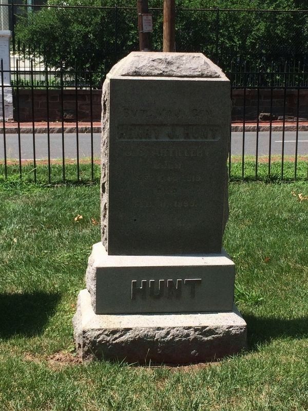 Grave of Bvt. Maj. Gen. Henry J. Hunt image. Click for full size.