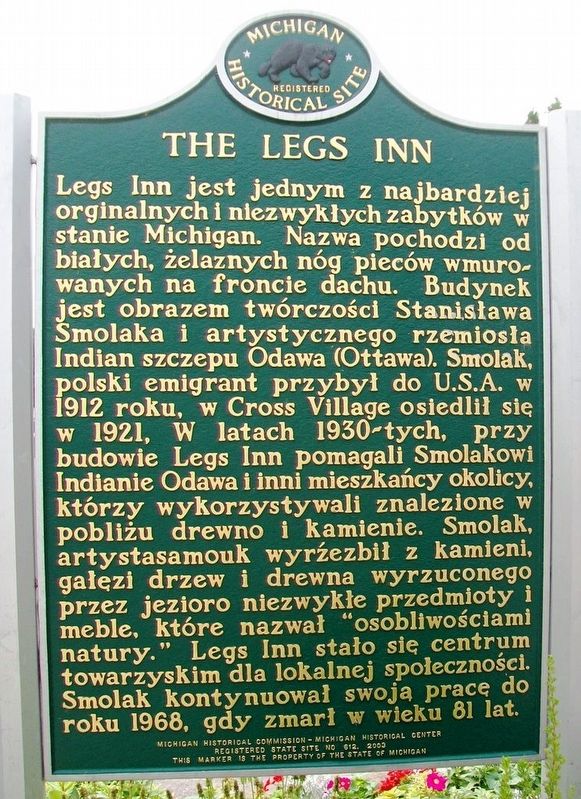 The Legs Inn Marker (Side B) image. Click for full size.