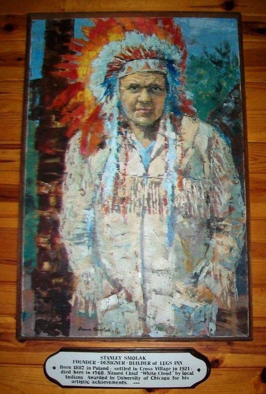 Stanley Smolak Portrait in The Legs Inn. Click for full size. Stanley Smolak Portrait in The Legs Inn image. Click for full size.