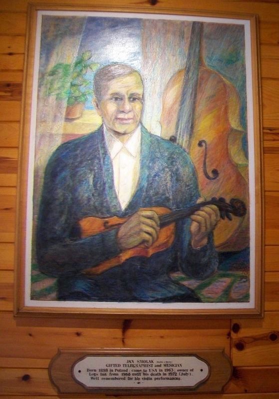 Jan Smolak Portrait in The Legs Inn. Click for full size. Jan Smolak Portrait in The Legs Inn image. Click for full size.