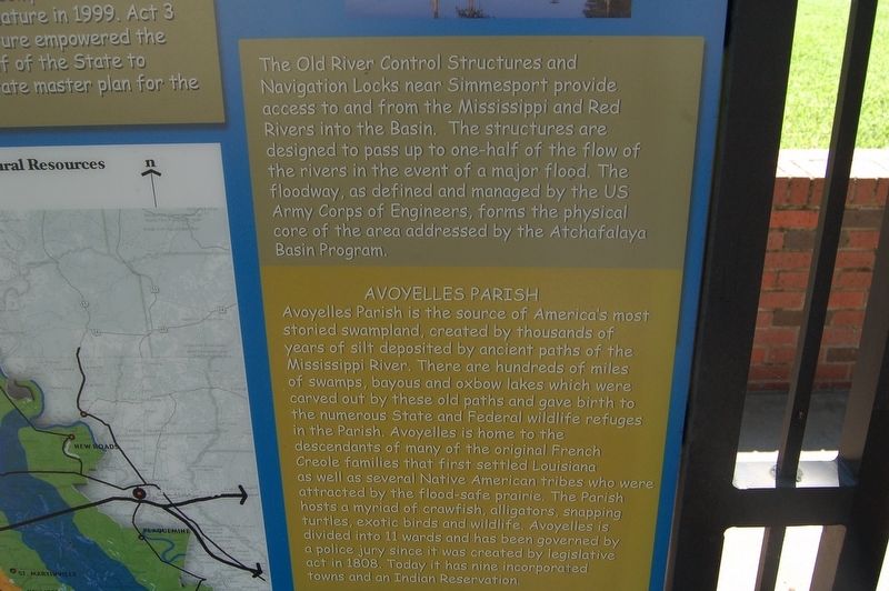 Louisiana's Atchafalaya Basin Marker. Click for full size. Louisiana's Atchafalaya Basin Marker image. Click for full size.