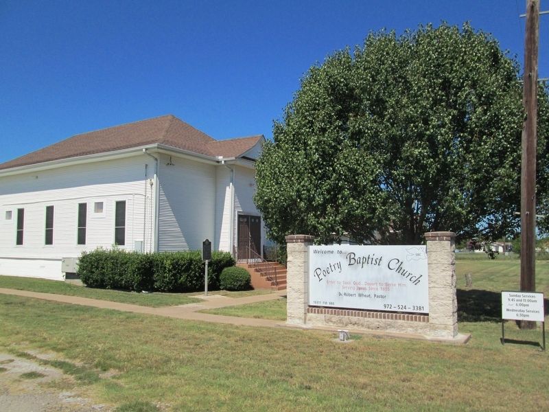 Poetry Baptist Church image. Click for full size.