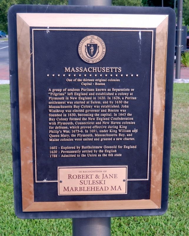 Massachusetts Marker image. Click for full size.