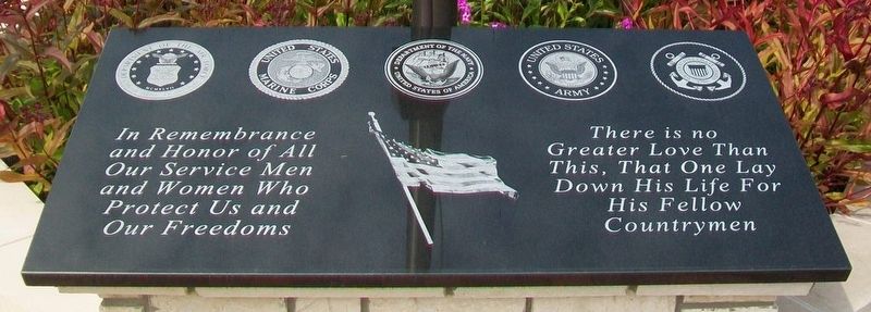Veterans Memorial Marker. Click for full size. Veterans Memorial Marker image. Click for full size.