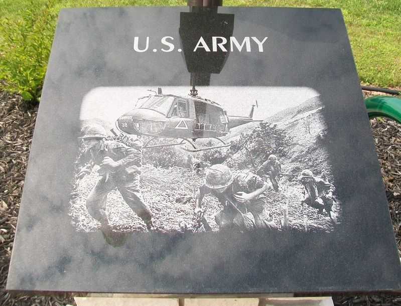 Veterans Memorial U.S. Army Marker image. Click for full size.