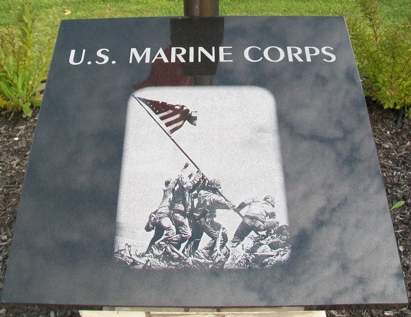 Veterans Memorial U.S. Marine Corps Marker image. Click for full size.